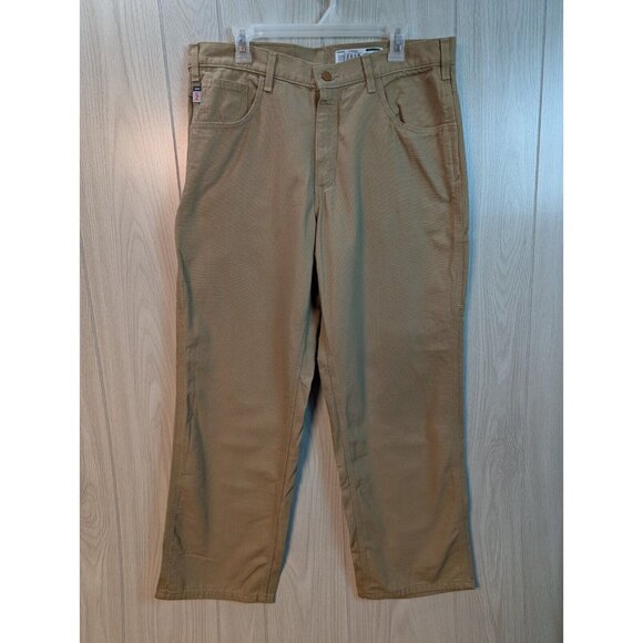 Carhartt Other - Mens 36x30 Carhartt FRB159-GKH FR Flame Resistant Canvas Pants Workwear